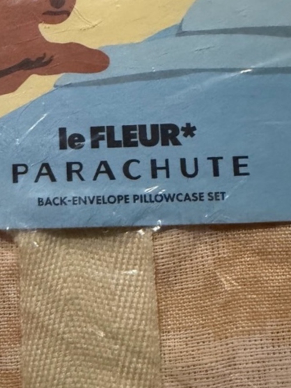 le FLEUR* Parachute Pillowcase Set — Blonde